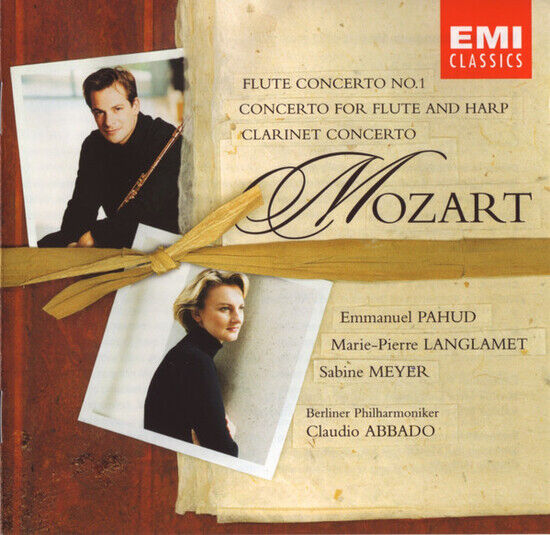 Emmanuel Pahud, Sabine Meyer, - Mozart: Flute Concertos, K. 31 (CD)