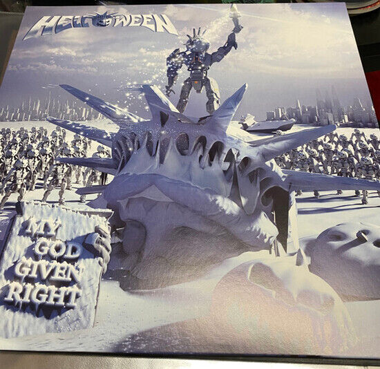 Helloween - My God-Given Right (Blue/grey vinyl) (Vinyl)