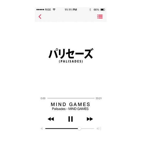 Palisades - MIND GAMES - CD