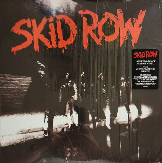 Skid Row - Skid Row (Red & Black Marble) (Vinyl)