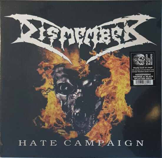 Dismember - Hate Campaign(Transparent oran (Vinyl)