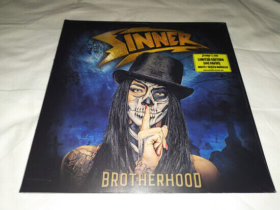 Sinner - Brotherhood (Clear/White/Black marbled vinyl) (Vinyl)