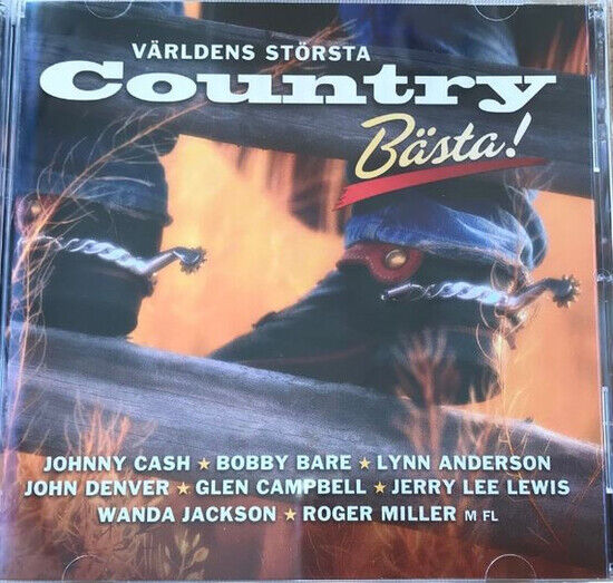 Various Artists - Världens största country - Bäs (CD)