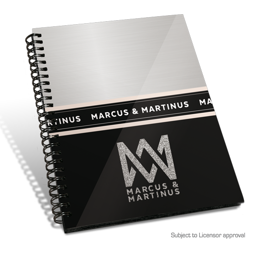 Marcus & Martinus: Notebog A5 Silver