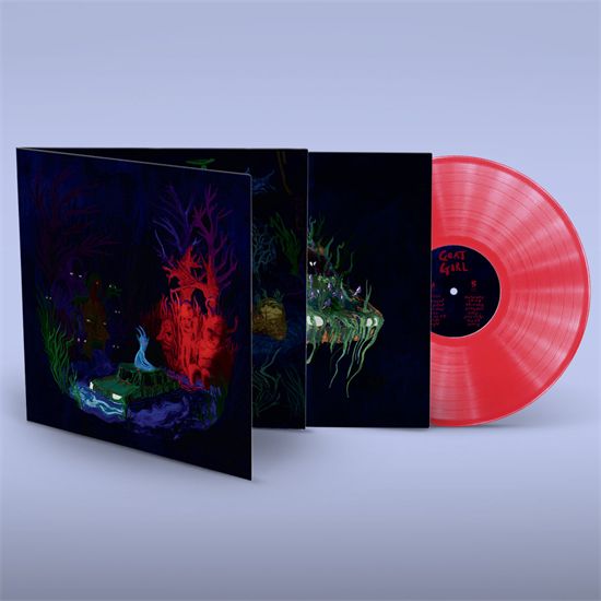 GOAT GIRL - BELOW THE WASTE (TRANSPARANT RED VINYL) (Vinyl)